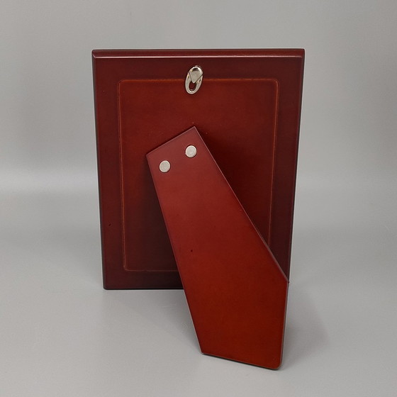 Image 1 of Splendida cornice portafoto anni &#39;60 in argento placcato con vetro, realizzata in Italia