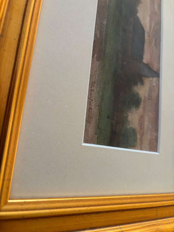 Image 1 of Aquarel J. H. Weissenbruch