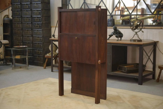 Sekretär aus Palisander aus den 1950er Jahren. – Schreibtisch, Mid Century Modern (photo 13 of 13)