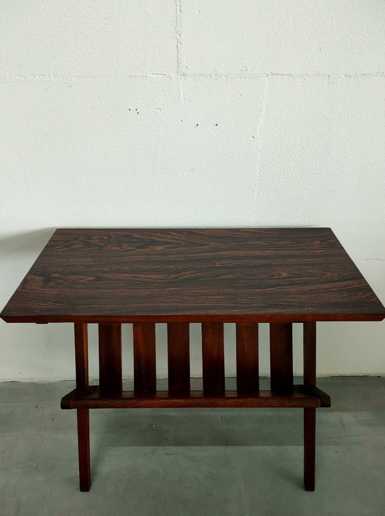 Image 1 of Vintage 1950s/60s book table side table magazine table (Van Teeffelen style)