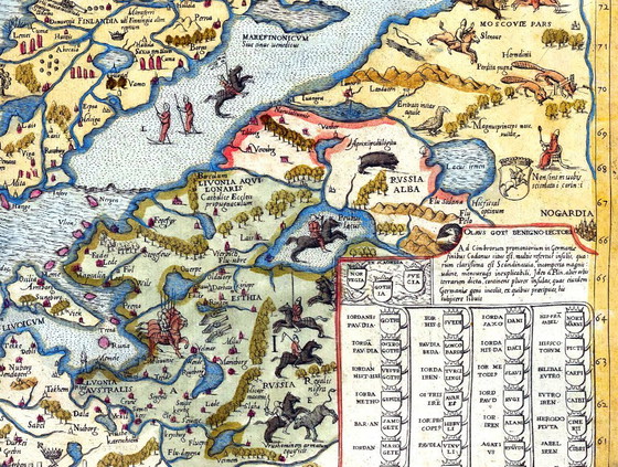 Image 1 of Carta Marina, la primera representación cartográfica de la península escandinava realizada por Olaus Magnus, 1539 - 70×100 cm