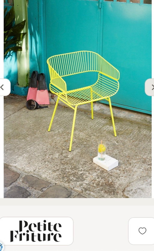 7x Chaise Trame Petite Friture