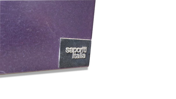 Image 1 of Mueble bar de madera nudosa de Giovanni Offredi para Saporiti, años 70