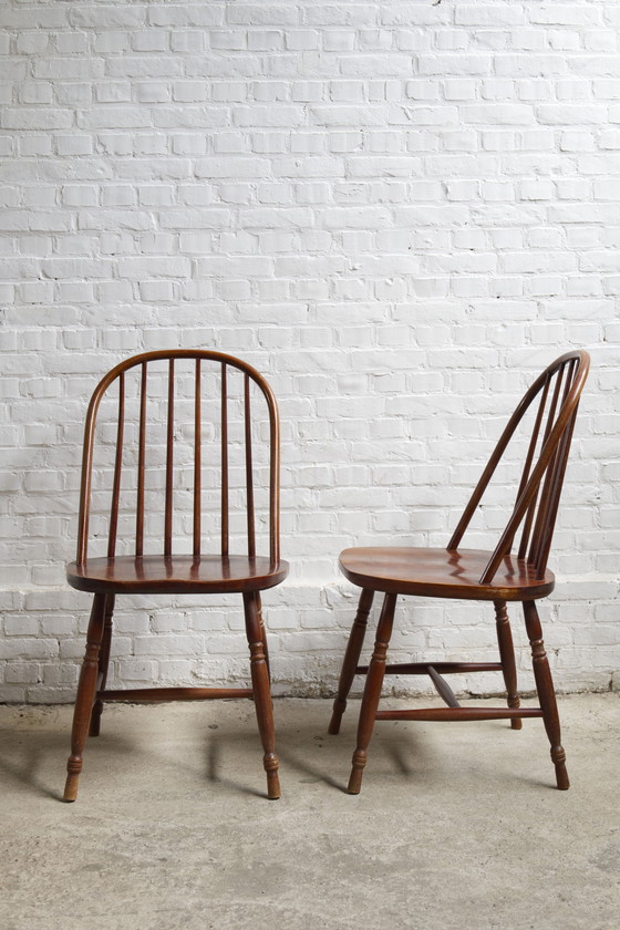 Image 1 of Satz 4 Windsor-Esszimmerstühle