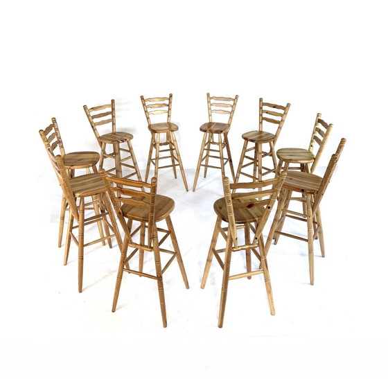 Image 1 of 10x sgabello vintage Brutalist anni '60