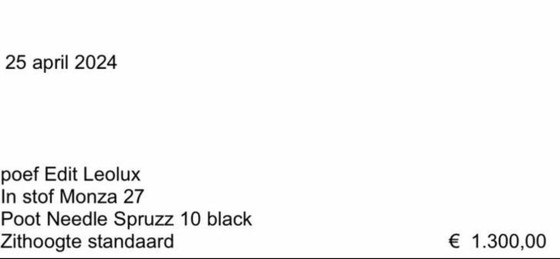 Image 1 of Pode - Edit Orange 3 seater Sofa & Hocker