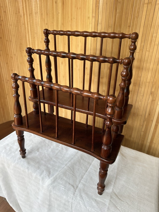 Image 1 of Wooden magazine rack / Canterbury