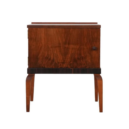 Mobile in noce, design danese, anni '60, produzione: Danimarca