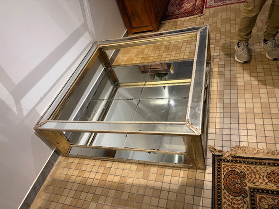 Flamant Mitchell Salontafel – Grote Vierkante Spiegelglas Tafel (120x120) – Wood (photo 6 of 16)