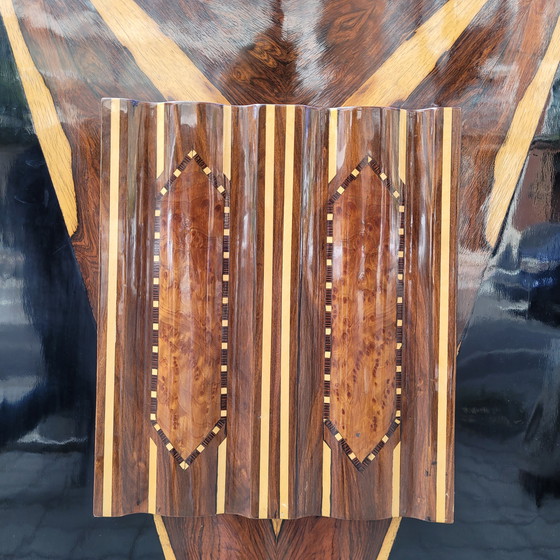 Image 1 of Mueble Bar, Madera Lacada y Marquetería de Maderas Exóticas, Art Déco, 30’s - Francia