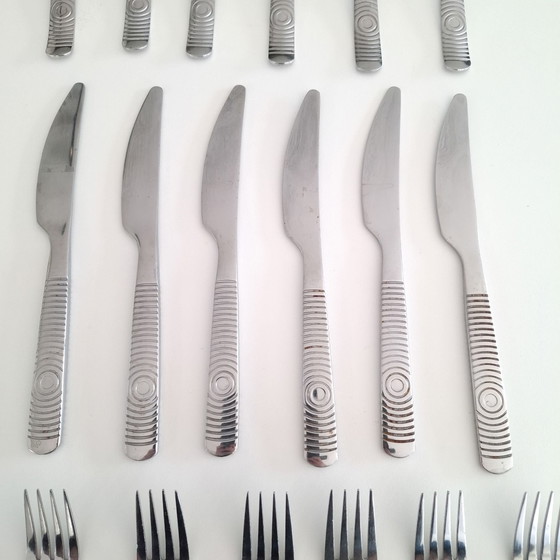 Vintage Cutlery Set Vinjett Ikea 80s Memphis Milano – rvs (photo 4 of 6)