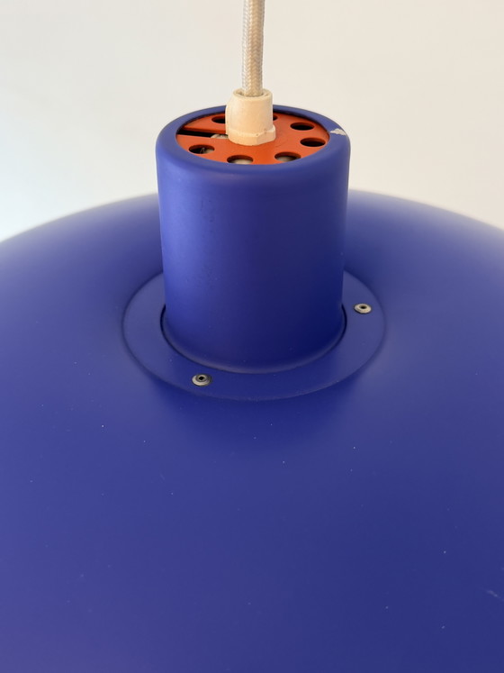 Vintage Louis Poulsen PH 4/3 – Poul Henningsen – blauw – 1960s/70s – Hanglampen, Metal (photo 14 of 15)