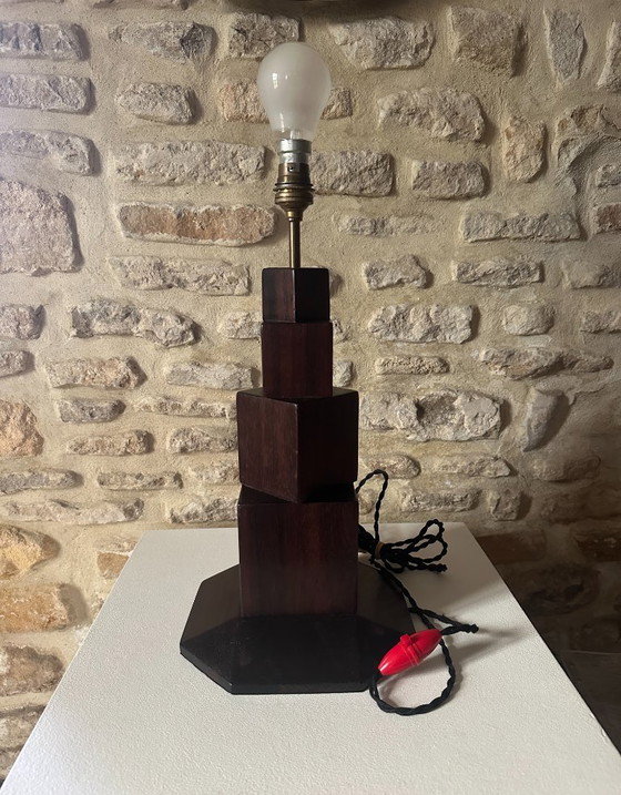 Image 1 of Cubist Art Deco Lamp