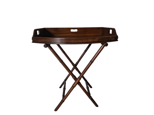 Klassischer Butlertisch, Couchtisch, Weintisch, Whiskybar mit abnehmbarem Tablett, leichte Gebrauchsspuren (photo 2 of 5)