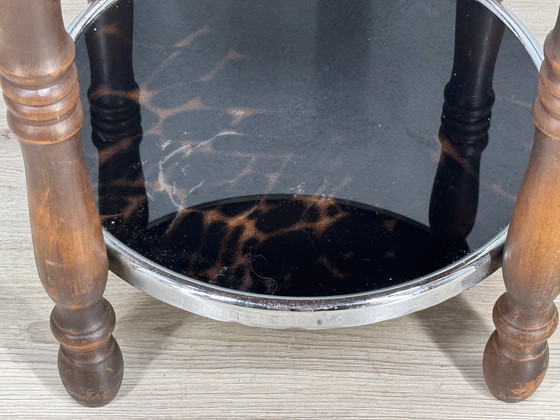 Image 1 of Tavolino Art Déco con dettagli in tartaruga