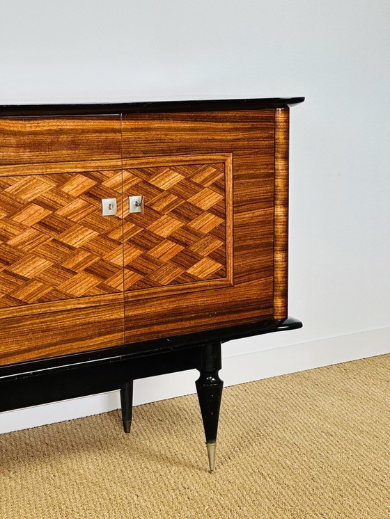 Image 1 of Art Deco dressoir van Macassar ebbenhout, Frankrijk, jaren 1940