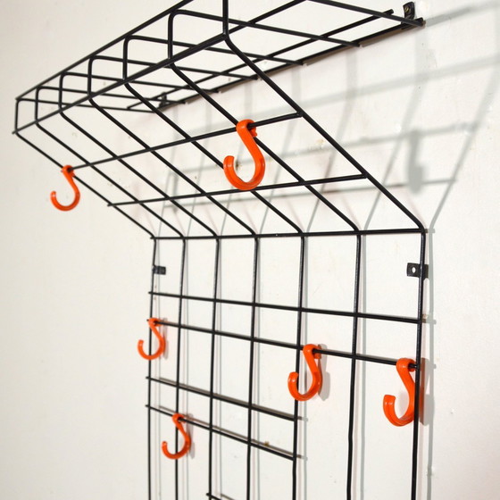 Image 1 of Wire Coat Rack by Karl Fichtel for Drahtwerke Erlau Vintage 1950s