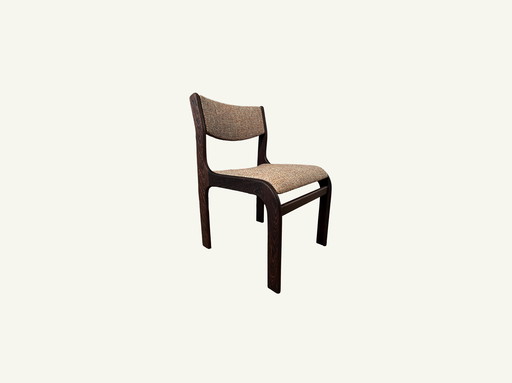 2x Vintage Dining Chair Wenge