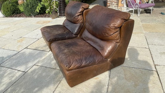 Ensemble de Fauteuils Vintage en Cuir de de Sede, années 1970 – Leather, Design (photo 6 of 8)