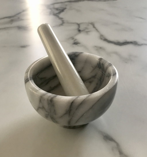 Small Mortar Pestle Marble