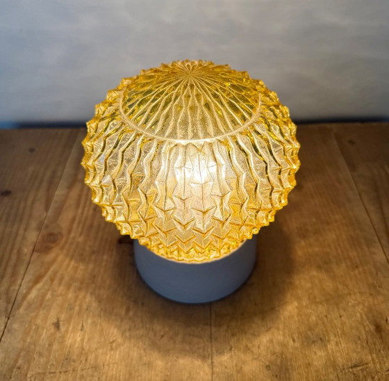 Vintage witte porseleinen plafondlamp, jaren 70 – Plafondlampen, Porcelain (photo 11 of 14)