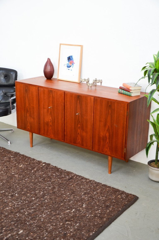 Børge Mogensen Sideboard Vintage Teck Commode Meuble à disques années 60