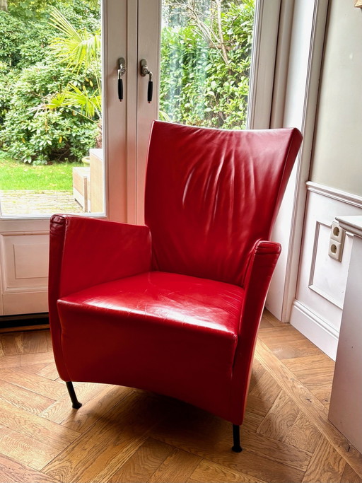 Chaise Montis Windy, rouge