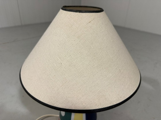 Image 1 of Krösselbach Fayence table lamp by Clare Zänge & Karl-Heinz Löffler 1950's