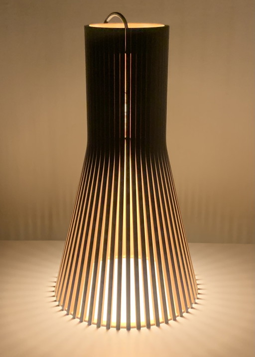 Original Secto Design 4200 Pendant Lamp – Elegant Black – hanglampen, Wood