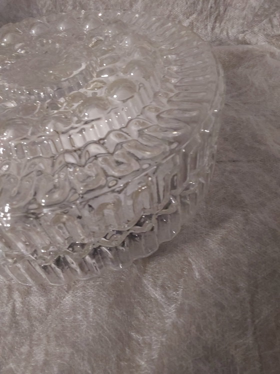 Image 1 of wall lamp with spherical glass / German ceiling or wall lamp from the 1970s