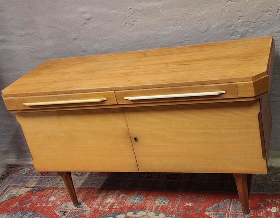 Buffet Art Déco Vintage en érable, 1950 – Buffet bas, Wood (photo 3 of 7)