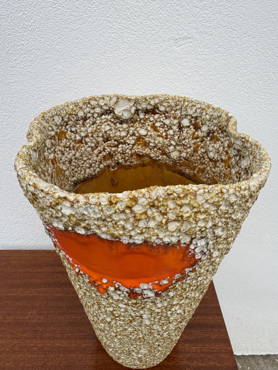 Image 1 of Große Keramikvase aus Vallauris, 1970er Jahre