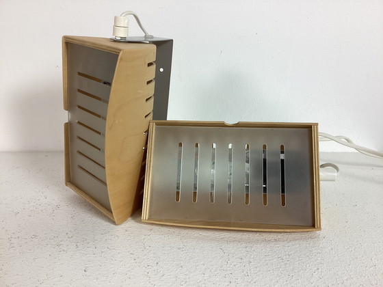 Image 1 of 2 IKEA plywood Strimma vintage design wandlampen 