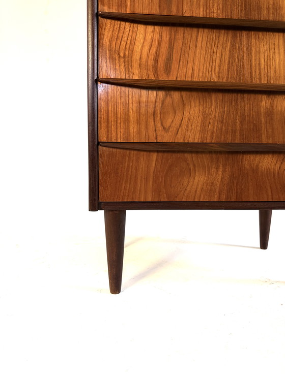 Image 1 of Vintage XL Danish chest of drawers '60