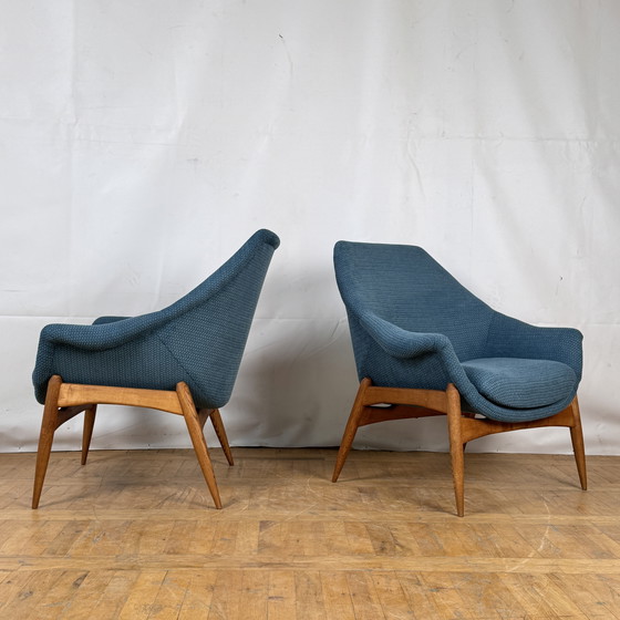 Image 1 of 2x Julia Gaubek Armchairs 1960s