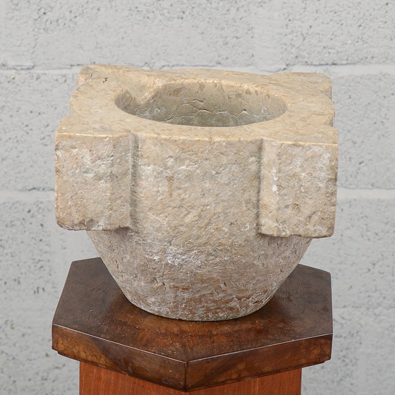 Früher italienischer Steinmörser aus dem 19. Jahrhundert – Küchenzubehör, Italian Design (photo 3 of 12)