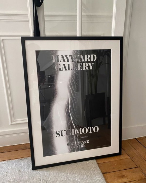 Image 1 of Hiroshi Sugimoto „Lightning Fields“ Poster Exposition encadré