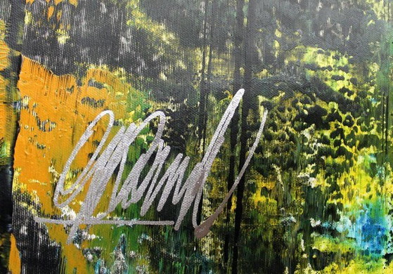 Painting "volume 910", Guiseppe Panzica, Paintings & Drawings, Canvas, Wood, Brown (photo 12 of 12)