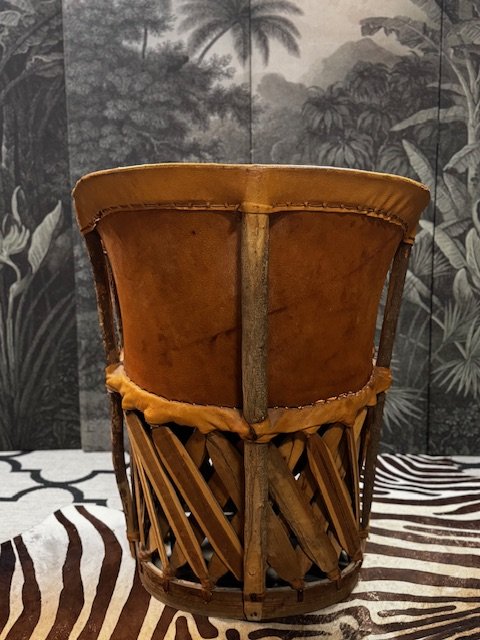 Image 1 of SET AUS 2 EQUIPALE (MEXIKANISCHEN) LEDERSTÜHLEN
