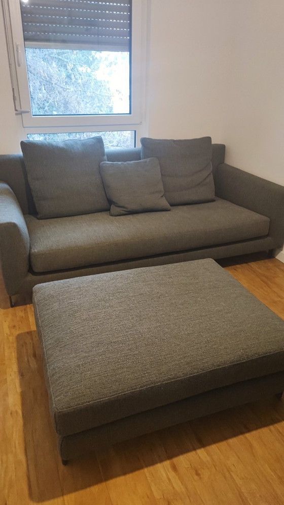 Image 1 of Minotti Allen Sofa + Ottomane | Designer Rodolfo Dordoni