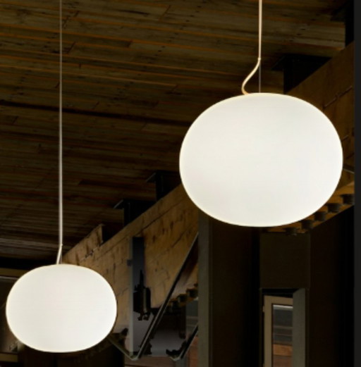 2x Glo-Ball Suspension 2 Flos – hanglampen, Glass