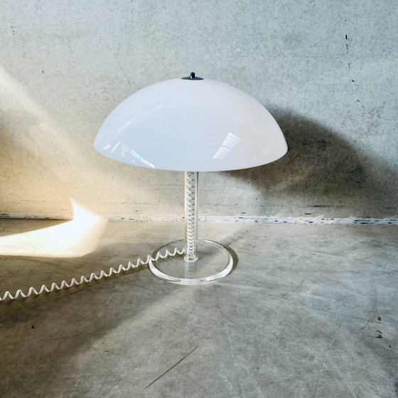 Image 1 of Harco Loor Mid - Century Mushroom Table Lamp 1970