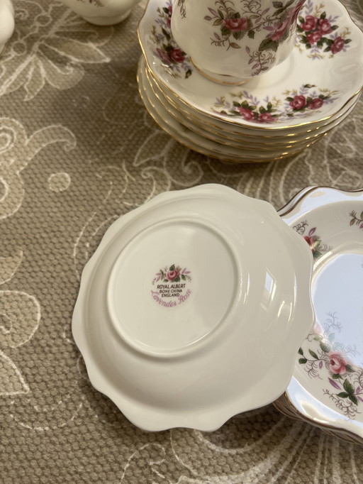 Theeservies Royal Albert Lavendel Rose