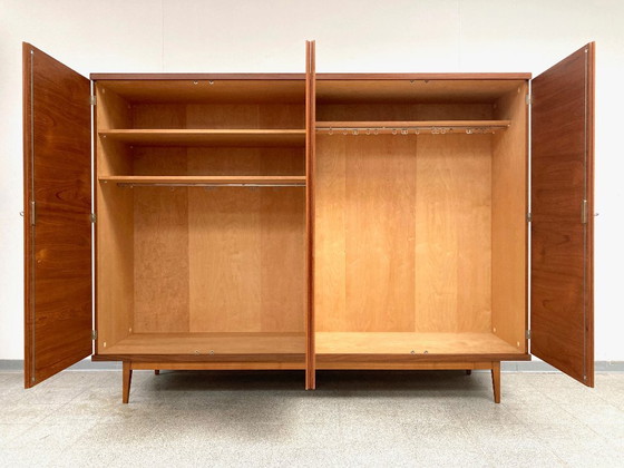 Image 1 of Mid-century vintage teak kleerkast/wandkast 1960's