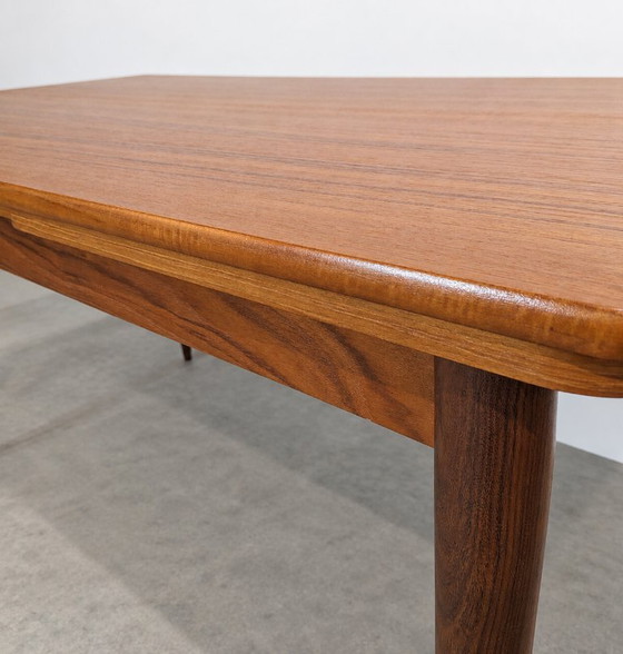 Vintage Scandinavian Teak Dining Table – Extendable – Mid-Century – Wood (photo 5 of 7)