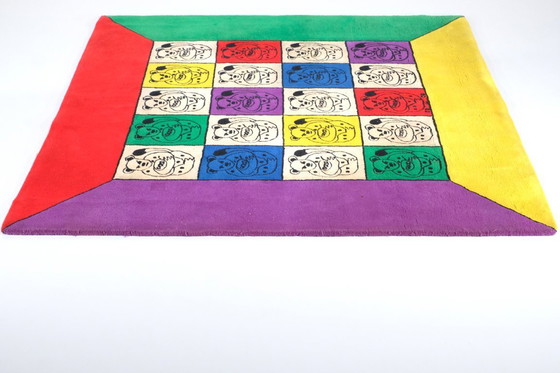Image 1 of  Amazing rug by Jean-Charles de Castelbajac for Ko & Co - 1970s