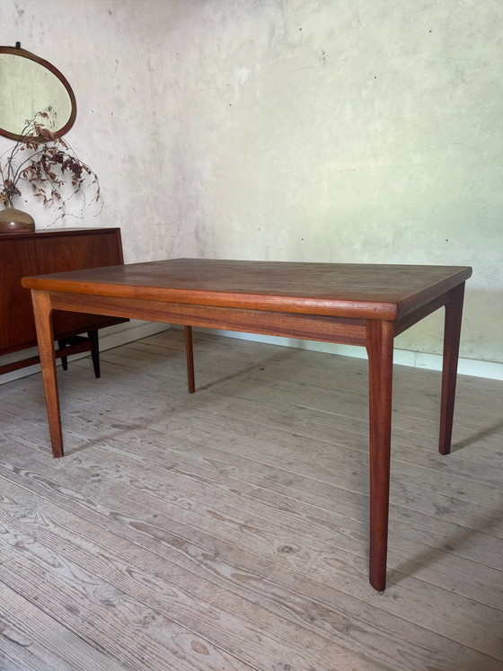 Image 1 of Vintage Scandinavian rectangular table in teak.