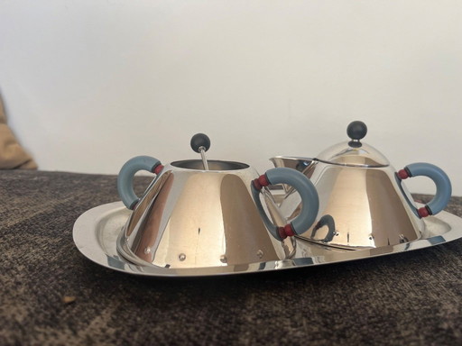 Alessi sugar and milk set M. Graves
