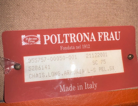 Poltrona Frau Chaise Longue Cognac Leer Italiaans Design – Fauteuils, Leather (photo 14 of 14)