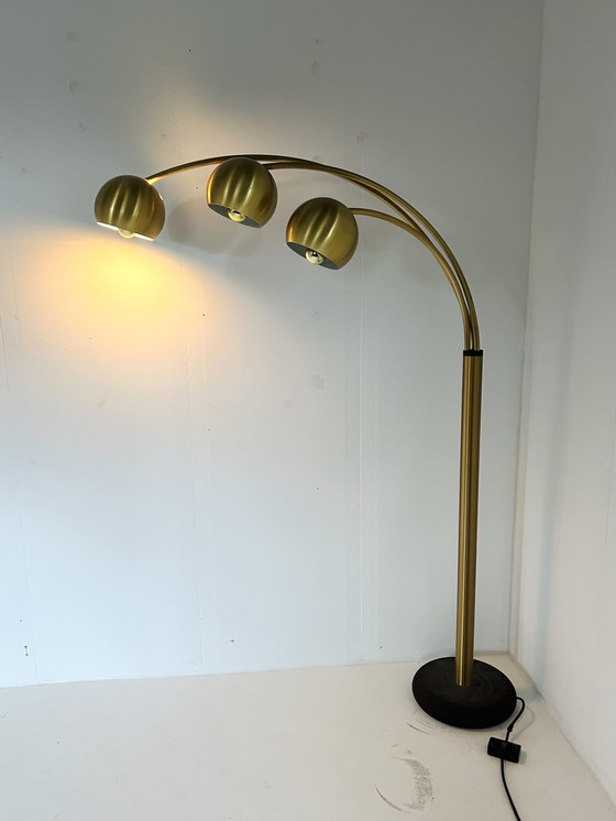 Image 1 of Vintage brass floor lamp, Goffredo Reggiani '70s